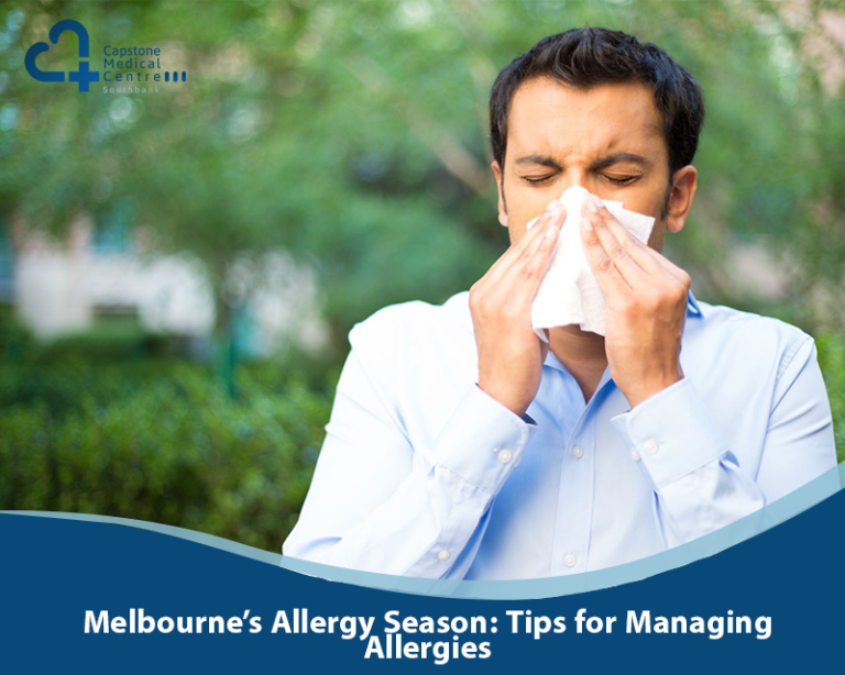 Melbourne’s Allergy Season Tips for Managing Allergies - Capstone Medical Centre Southbank Managing Allergies