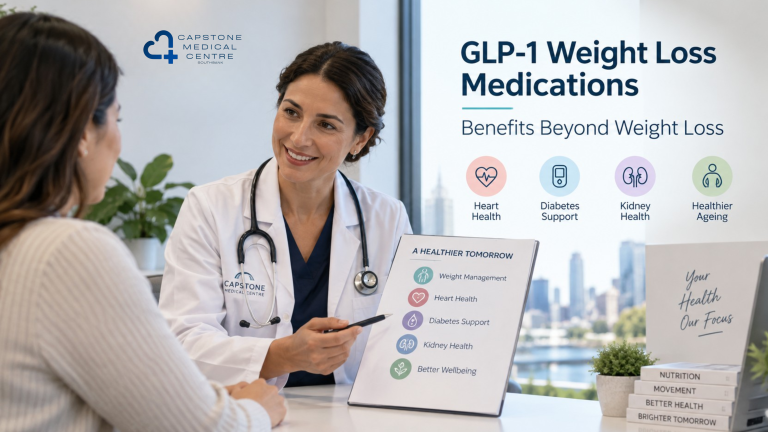 GLP-1 weight loss medications and health benefits